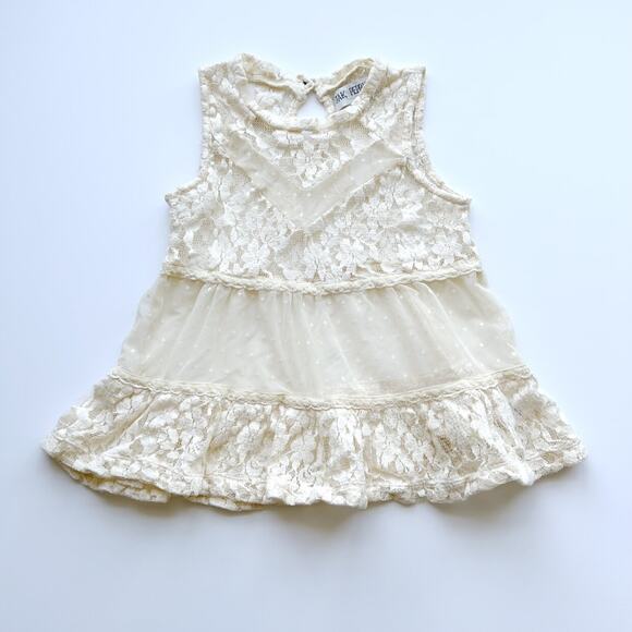 Jak & Peppar Cream Lace Top - Picture 2 of 6